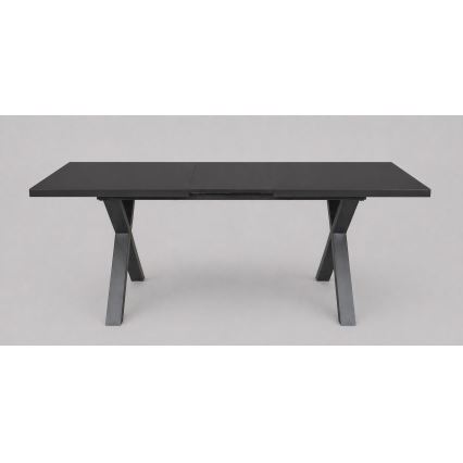 Extendable Dining Table DOMO 150/190x80 cm Black