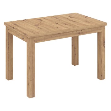Extendable dining table DOO 120/160x75 cm oak artisan