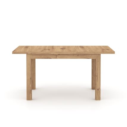 Extendable dining table DOO 120/160x75 cm oak artisan