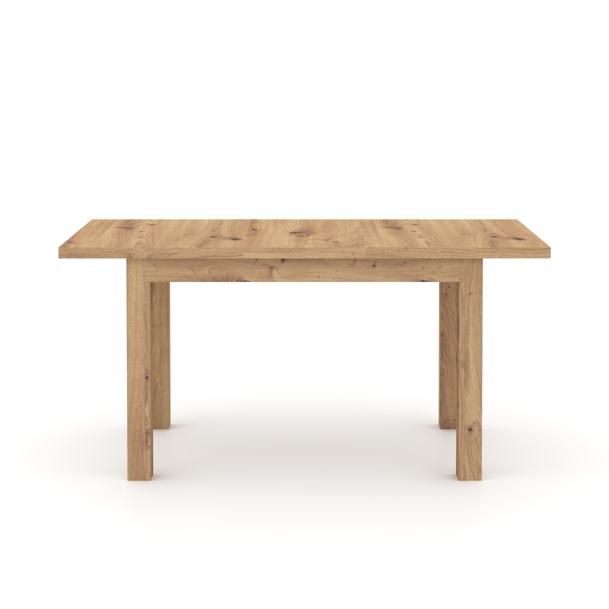 Extendable dining table DOO 120/160x75 cm oak artisan