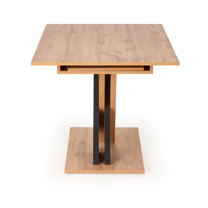 Extendable dining table DROM 130/175x85 cm Wotan oak/black