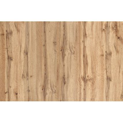Extendable dining table DROM 160/200x90 cm Wotan oak/black