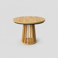 Extendable dining table NEXUS 100/140x77 cm craft oak/black