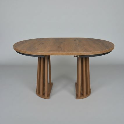 Extendable dining table NEXUS 100/140x77 cm Lefkas oak/black