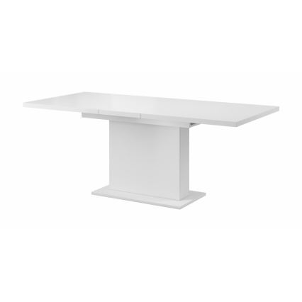 Extendable dining table STRAP 160/200 x 90 cm white