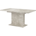 Extendable dining table STRAP, concrete grey