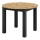 Extendable dining table WILY artisan oak/black