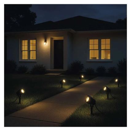 LED RGBIC Dimmable outdoor lamp GoSmart - extension LED/1,5W/230V 3000-6500K IP65 Wi-Fi Tuya