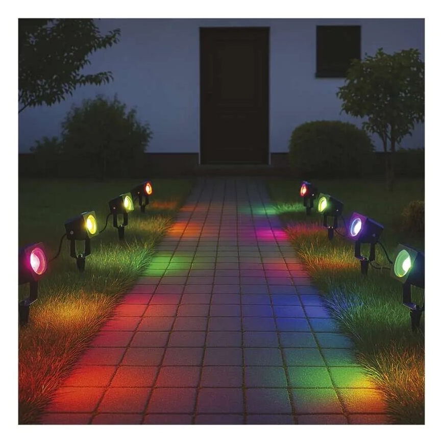 LED RGBIC Dimmable outdoor lamp GoSmart - extension LED/1,5W/230V 3000-6500K IP65 Wi-Fi Tuya