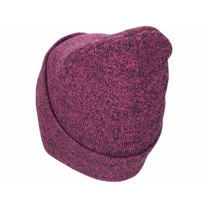 Extol - Beanie with built-in headlamp, USB-rechargeable 300 mAh battery, purple, one size (UNI)