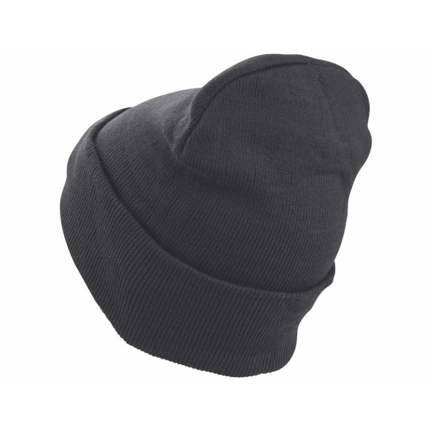 Extol - Beanie with integrated headlamp, USB-rechargeable 250 mAh battery, dark gray, size UNI