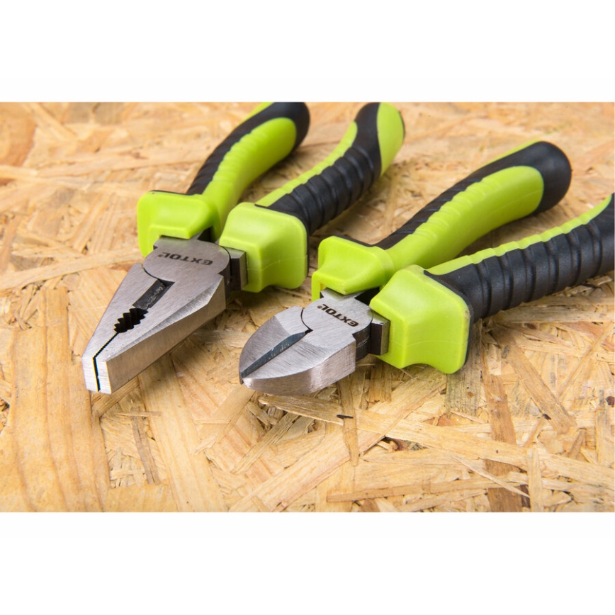 Extol - Combination pliers 160 mm green