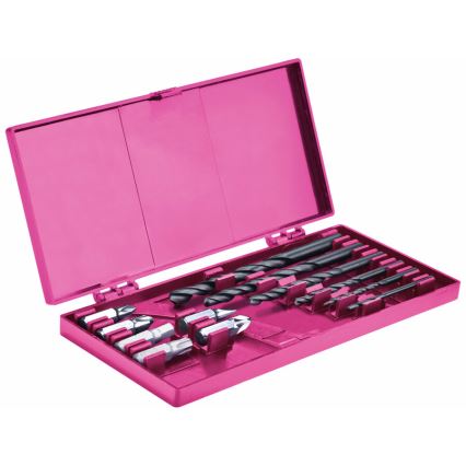 Extol - Cordless drilling screwdriver 1300 mAh 12V pink