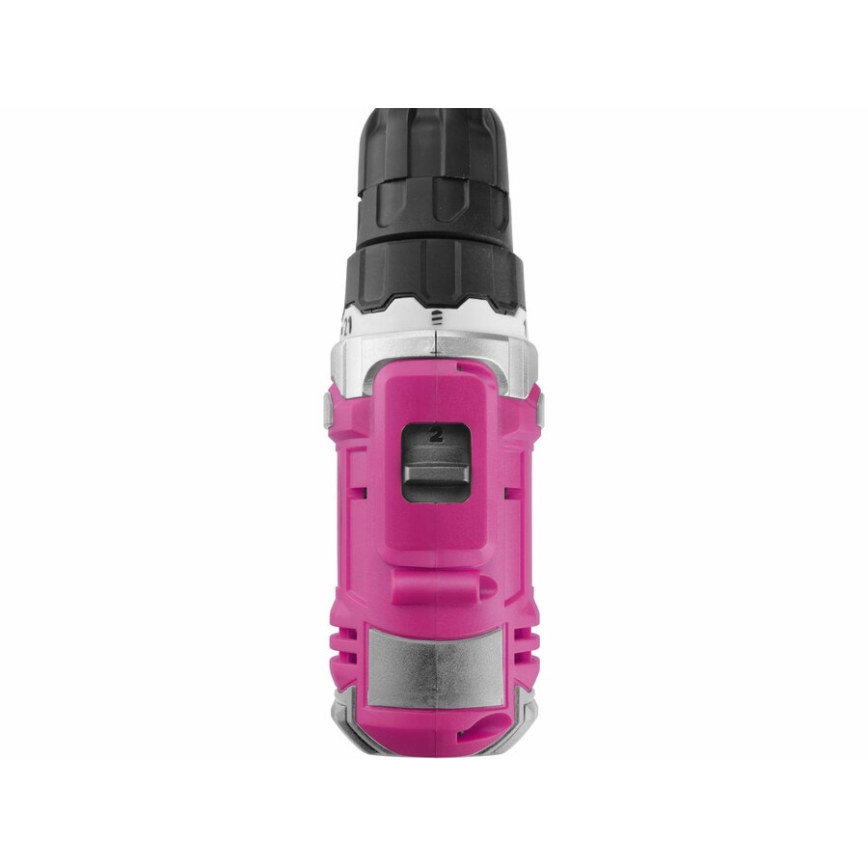 Extol - Cordless drilling screwdriver 1300 mAh 12V pink