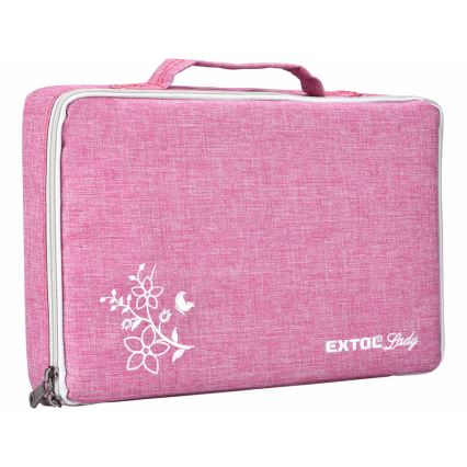 Extol - Cordless drilling screwdriver 1300 mAh 12V pink