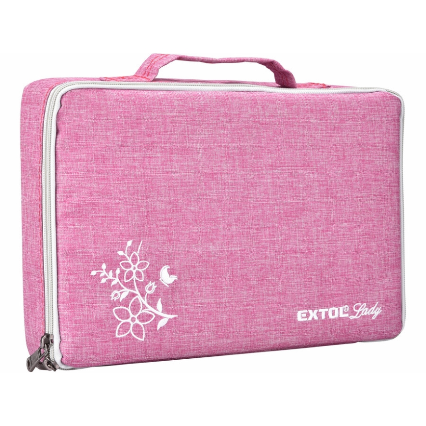 Extol - Cordless drilling screwdriver 1300 mAh 12V pink