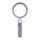Extol - Dimmable LED Rechargeable Magnifier with LED Lighting/650 mAh White/Gray