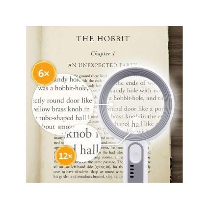 Extol - Dimmable LED Rechargeable Magnifier with LED Lighting/650 mAh White/Gray