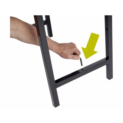 Extol - Folding Work Table 100x60 cm Brown/Black