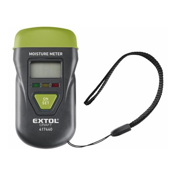 Extol - Humidity meter with LCD display 4xLR44