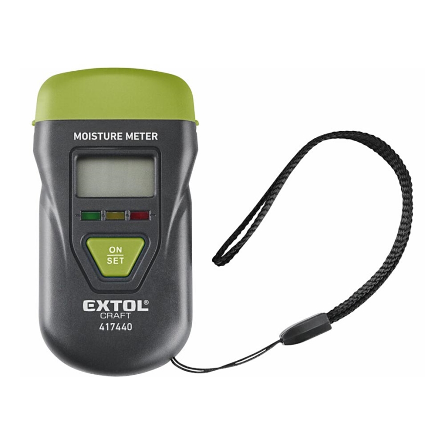 Extol - Humidity meter with LCD display 4xLR44
