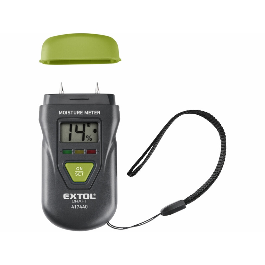 Extol - Humidity meter with LCD display 4xLR44