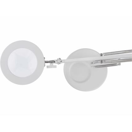 Extol - LED Dimmable table lamp with a magnifying glass LED/8W/5V 2900/4500/7500K white