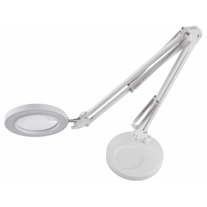 Extol - LED Dimmable table lamp with a magnifying glass LED/8W/5V 2900/4500/7500K white