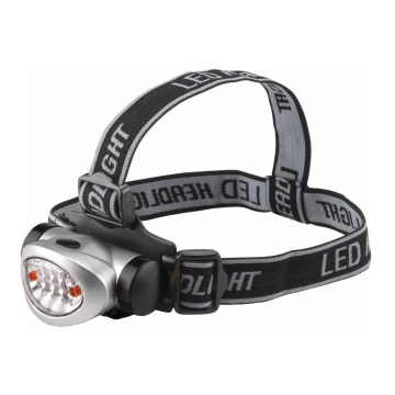 Extol - LED Headlamp LED/3xAAA black/silver
