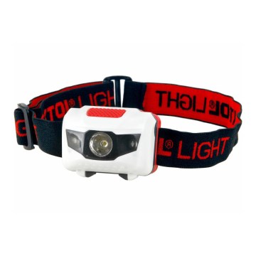 Extol - LED Headlamp with red light LED/1W/3xAAA black/red