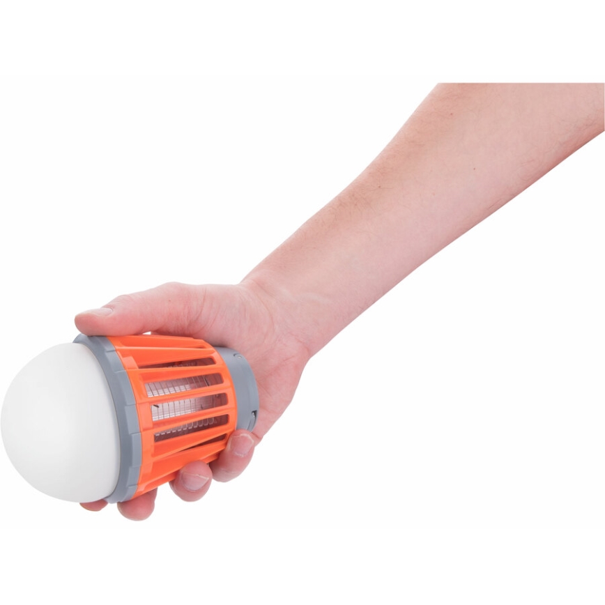 Extol - LED Portable lamp with insect trap LED/3W/2000 mAh/3,7V IPX6