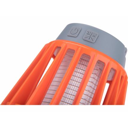 Extol - LED Portable lamp with insect trap LED/3W/2000 mAh/3,7V IPX6