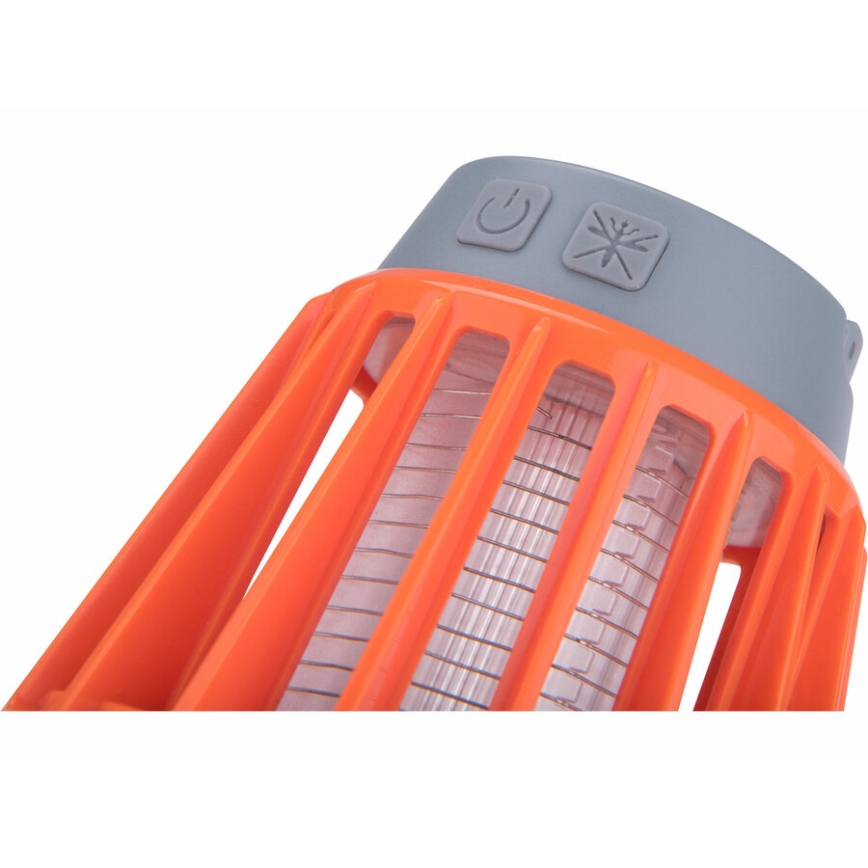 Extol - LED Portable lamp with insect trap LED/3W/2000 mAh/3,7V IPX6