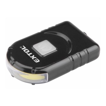 Extol - LED Rechargeable flashlight for cap with a clip LED/500 mAh