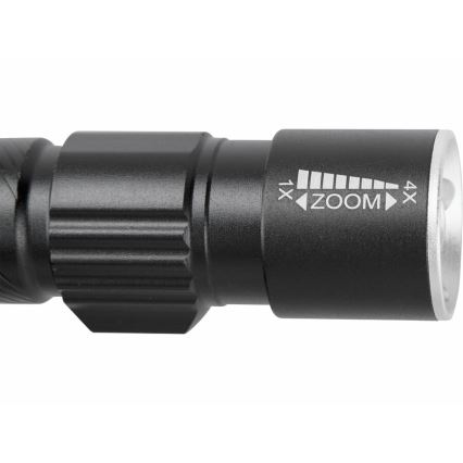 Extol - LED Rechargeable flashlight LED/3W/450 mAh/3,7V black