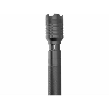 Extol - LED Rechargeable flashlight with a powebank LED/60W/4000 mAh/5V 4000 lm black