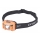 Extol - LED Rechargeable Headlamp with Sensor and Red Light LED/3W/1200 mAh/3,7V Orange/Black