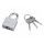 Extol - Metal padlock 30 mm silver