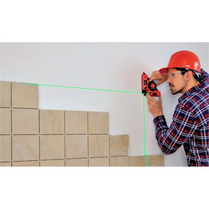 Extol Premium - 90° Laser Square with Electric Suction-Cup Module 5V/1000 mAh