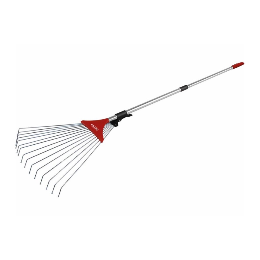 Extol Premium - Adjustable rake with telescopic handle 80-158 cm