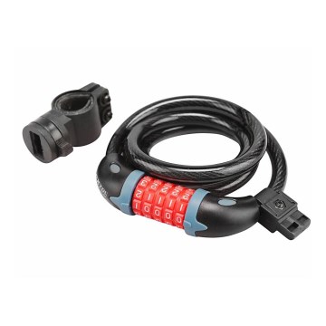Extol Premium - Bicycle lock with cable 12x1200 mm and 5-digit combination