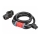 Extol Premium - Bike lock with a string 12x1200 mm and a four-digit code