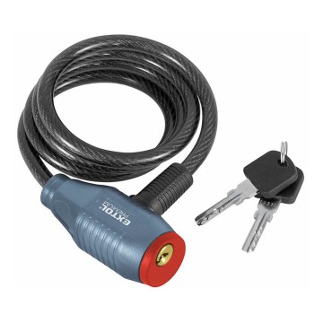 Extol Premium- Bike lock with a string 8x1000 mm