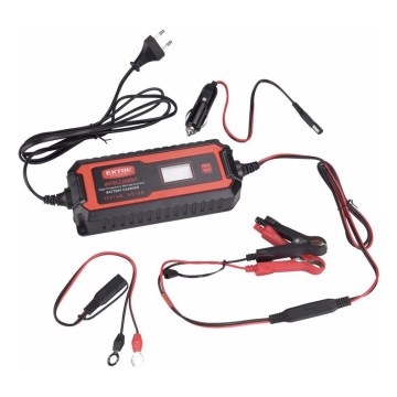 Extol Premium - Car battery charger 9-stage 6/12V 4A IP65