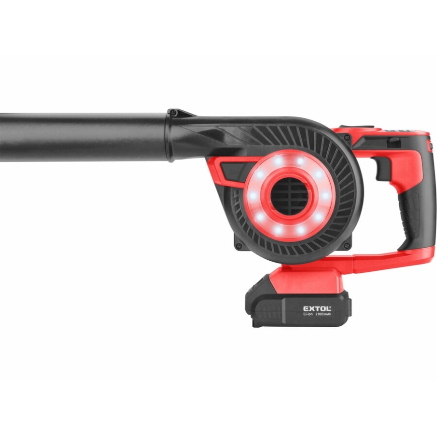 Extol Premium - Cordless blower 2in1 2000 mAh 20V