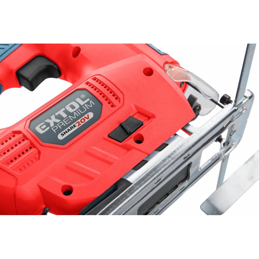 Extol Premium - Cordless jig saw with LED lighting 2000 mAh 20V