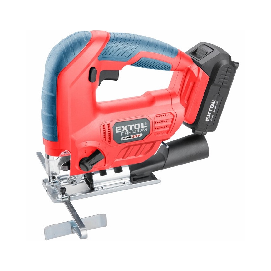 Extol Premium - Cordless jig saw with LED lighting 2000 mAh 20V