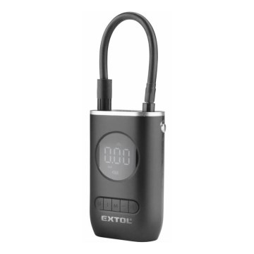 Extol Premium - Digital pocket compressor 2000 mAh 7,4V black
