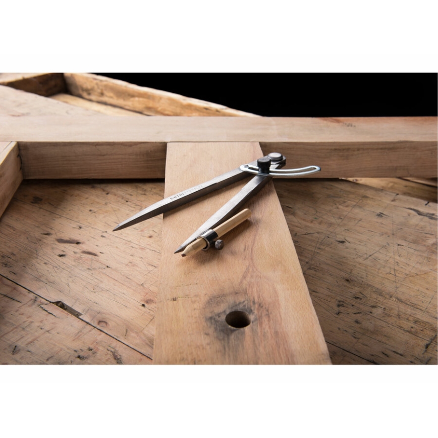 Extol Premium - Drafting/point pair of compasses 0-280 mm