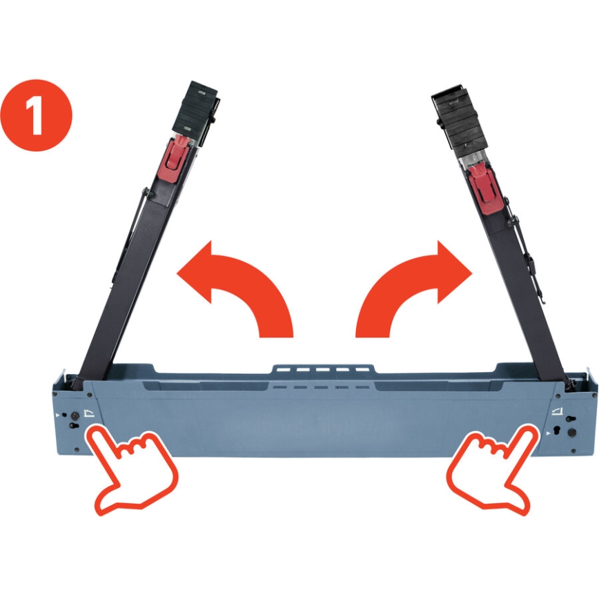 Extol Premium - Folding Construction Sawhorse